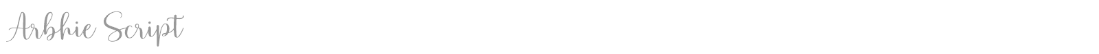 Arbhie Script font preview